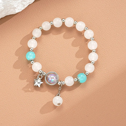 IG Style Cute Star Arylic Artificial Crystal Alloy Wholesale Bracelets