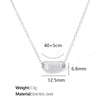 Wholesale Jewelry IG Style Elegant Simple Style Pea 304 Stainless Steel 18K Gold Plated Polishing Necklace