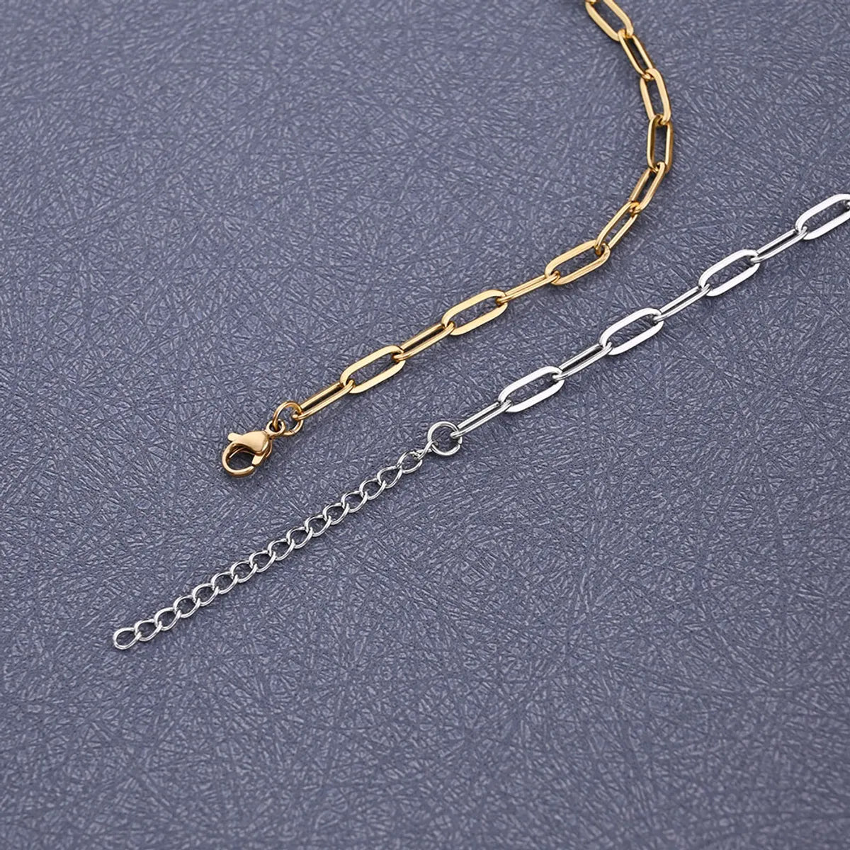 10 Strands/Package 41cm Long 304 Stainless Steel Gold Plated Solid Color Chain