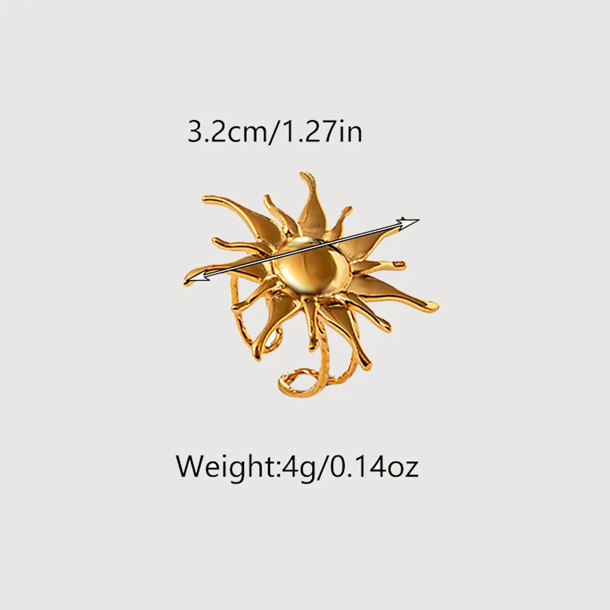 Wholesale Jewelry IG Style Exaggerated Tropical Sun 304 Stainless Steel 14K Gold Plated Plating Hollow Out Open Rings