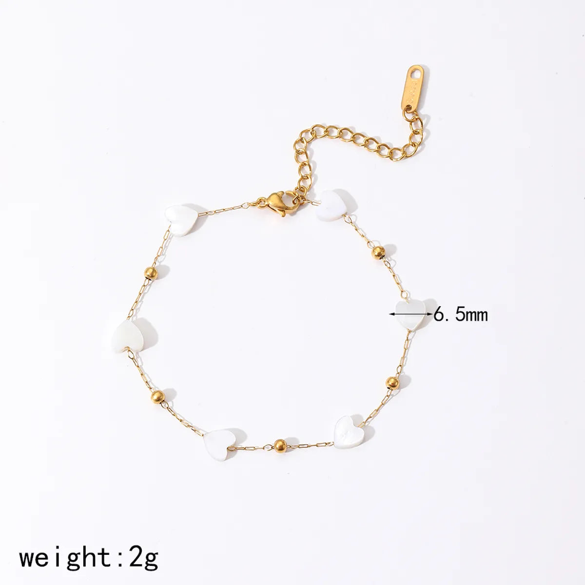 Wholesale Jewelry IG Style French Style Heart Shape Flower 304 Stainless Steel Bracelets Necklace