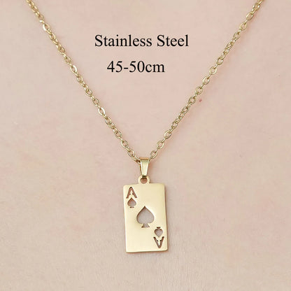 Wholesale Jewelry IG Style Simple Style Cross Sector Moon 201 Stainless Steel 18K Gold Plated Polishing Hollow Out Pendant Necklace