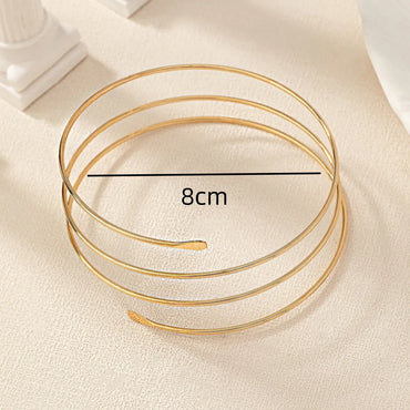 Wholesale Jewelry IG Style Simple Style Solid Color Alloy Arm Bracelet