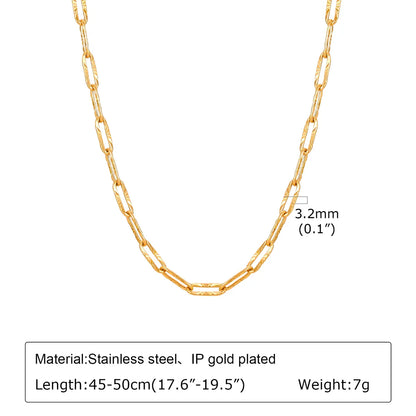 Wholesale Jewelry IG Style Solid Color 201 Stainless Steel 18K Gold Plated Bracelets Necklace