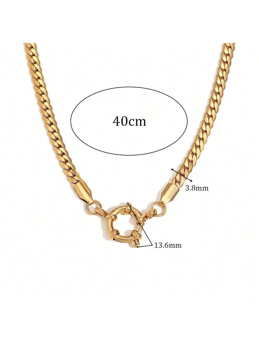 Wholesale Jewelry Lady Geometric 306 Stainless Steel Plating Necklace