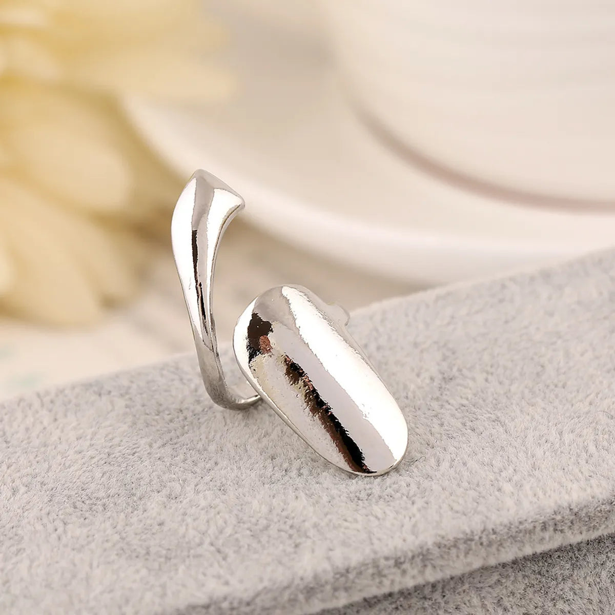 Wholesale Jewelry Lady Geometric Alloy Plating Open Rings