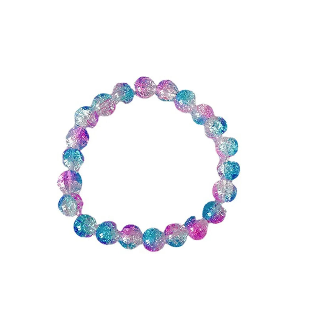 Wholesale Jewelry Lady Gradient Color Glass Beaded Bracelets