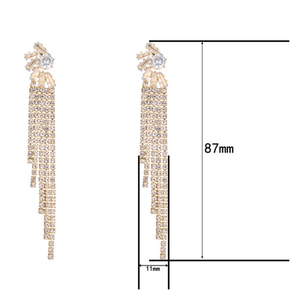 Wholesale Jewelry Lady Sexy Solid Color Alloy Gold Plated Plating Three-dimensional Drop Earrings