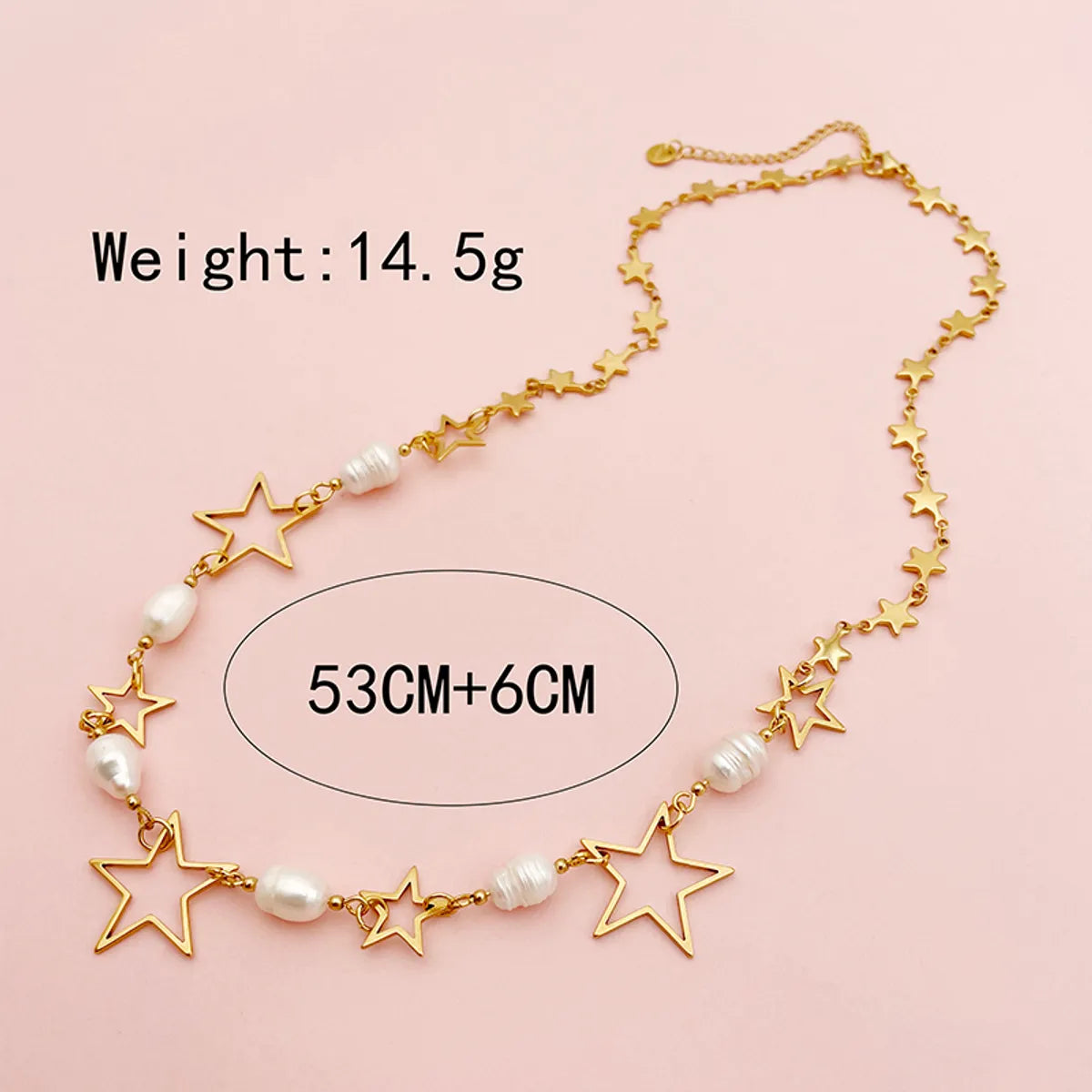 Wholesale Jewelry Luxurious Sweet Heart Shape Pearl 304 Stainless Steel Pearl 14K Gold Plated Plating Inlay Choker