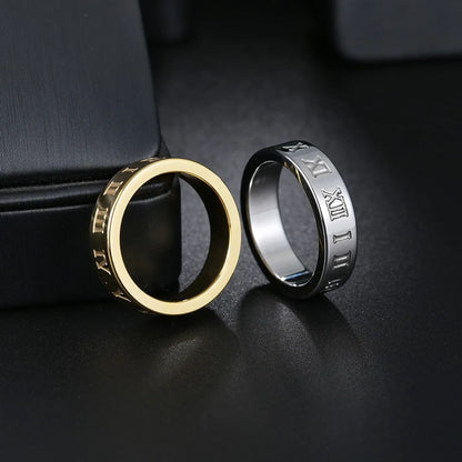 Wholesale Jewelry Modern Style Simple Style Solid Color 304 Stainless Steel Rings