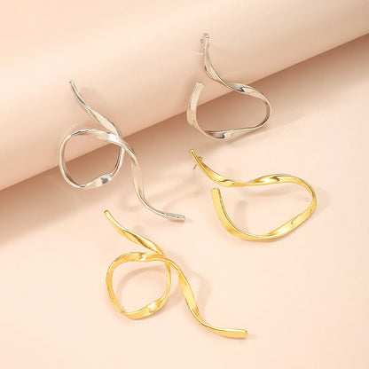 Wholesale Jewelry Modern Style Streetwear Irregular Alloy Earrings