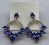 Wholesale Jewelry New Multi-Layer Drop-Shaped Glass Diamond-Studded Earrings Nihaojewelry