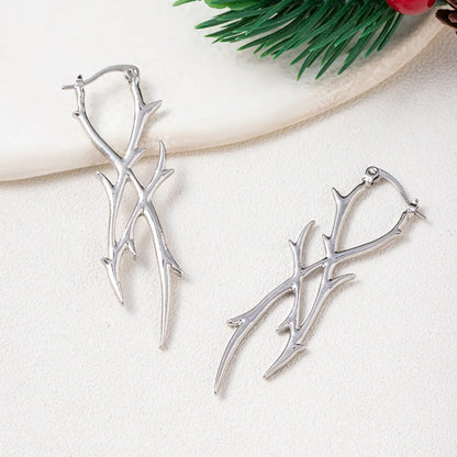 Wholesale Jewelry Novelty Streetwear Plant Alloy Irregular Ear Studs