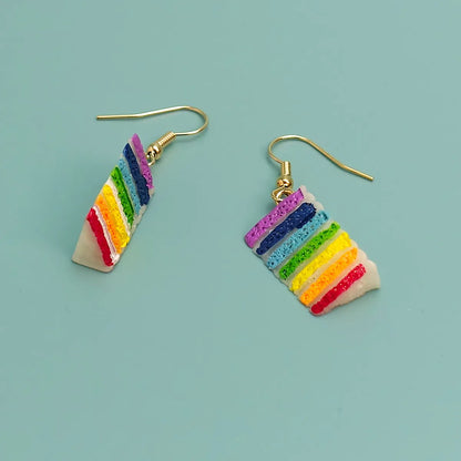 Wholesale Jewelry Princess Cute Rainbow Cake Plastic Resin Ear Hook