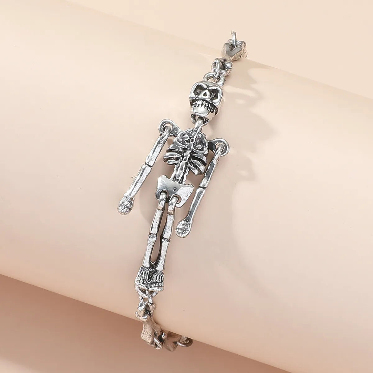 Wholesale Jewelry Punk Skull Alloy Plating Bracelets