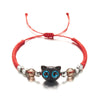 Retro Cat Plastic Resin Polyester Wholesale Drawstring Bracelets