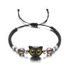 Retro Cat Plastic Resin Polyester Wholesale Drawstring Bracelets