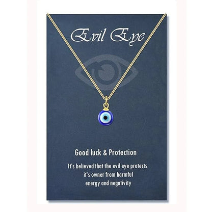 Wholesale Jewelry Retro Simple Style Devil'S Eye 304 Stainless Steel 18K Gold Plated Pendant Necklace