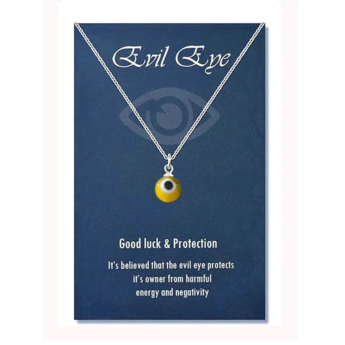 Wholesale Jewelry Retro Simple Style Devil'S Eye 304 Stainless Steel 18K Gold Plated Pendant Necklace