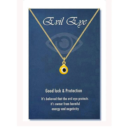 Wholesale Jewelry Retro Simple Style Devil'S Eye 304 Stainless Steel 18K Gold Plated Pendant Necklace