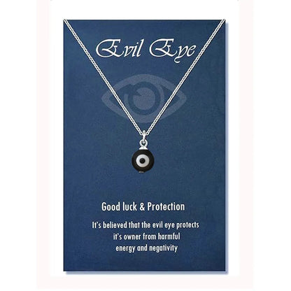 Wholesale Jewelry Retro Simple Style Devil'S Eye 304 Stainless Steel 18K Gold Plated Pendant Necklace