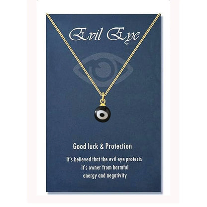 Wholesale Jewelry Retro Simple Style Devil'S Eye 304 Stainless Steel 18K Gold Plated Pendant Necklace