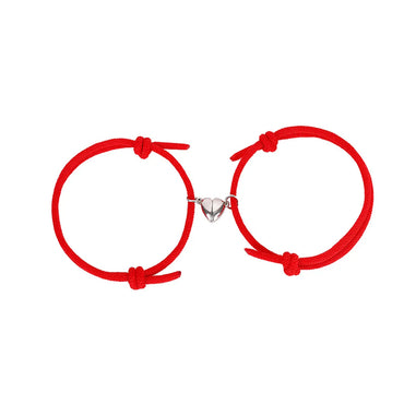 Simple Style Heart No Inlaid Couple Bracelets