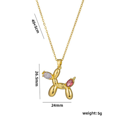 Wholesale Jewelry Simple Style Animal Titanium Steel Pendant Necklace