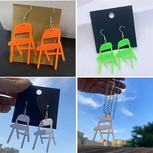 Wholesale Jewelry Simple Style Chair Arylic Handmade Drop Earrings