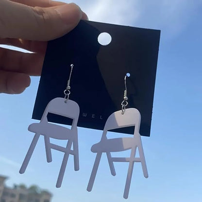 Wholesale Jewelry Simple Style Chair Arylic Handmade Drop Earrings