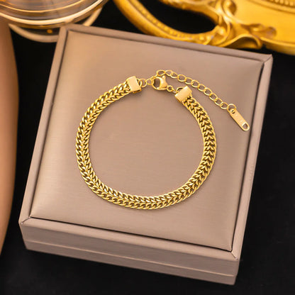 Wholesale Jewelry Simple Style Circle Solid Color Titanium Steel Jewelry Set