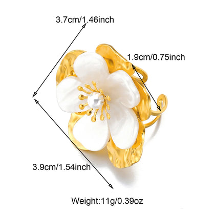 Wholesale Jewelry Simple Style Classic Style Bow Knot 304 Stainless Steel Zircon 18K Gold Plated Plating Inlay Rings