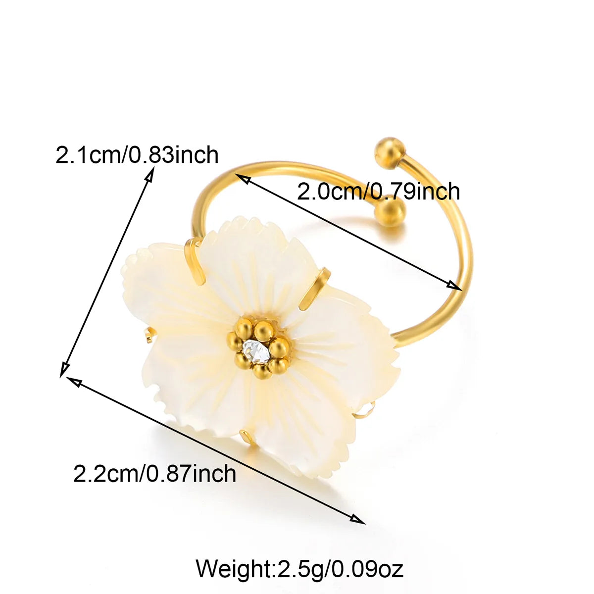 Wholesale Jewelry Simple Style Classic Style Bow Knot 304 Stainless Steel Zircon 18K Gold Plated Plating Inlay Rings