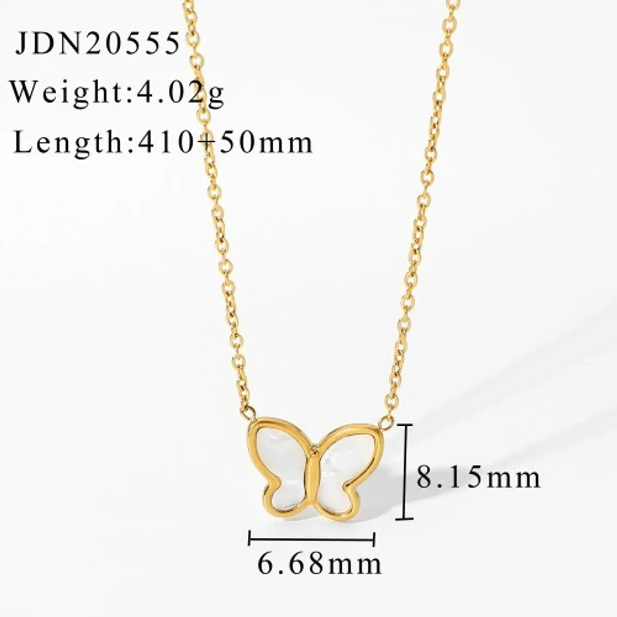 Wholesale Jewelry Simple Style Classic Style Butterfly 304 Stainless Steel Plating Rings Earrings Necklace