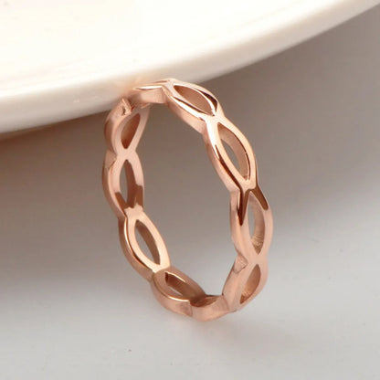 Wholesale Jewelry Simple Style Classic Style Commute Star 304 Stainless Steel 18K Gold Plated Rings