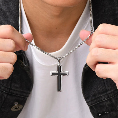 Wholesale Jewelry Simple Style Classic Style Cross 304 Stainless Steel Pendant Necklace