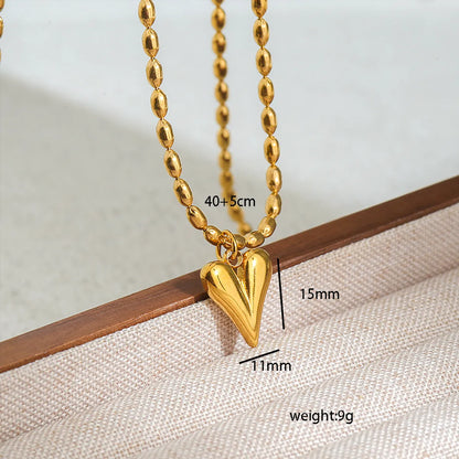 Wholesale Jewelry Simple Style Classic Style Floral Butterfly 304 Stainless Steel Pendant Necklace