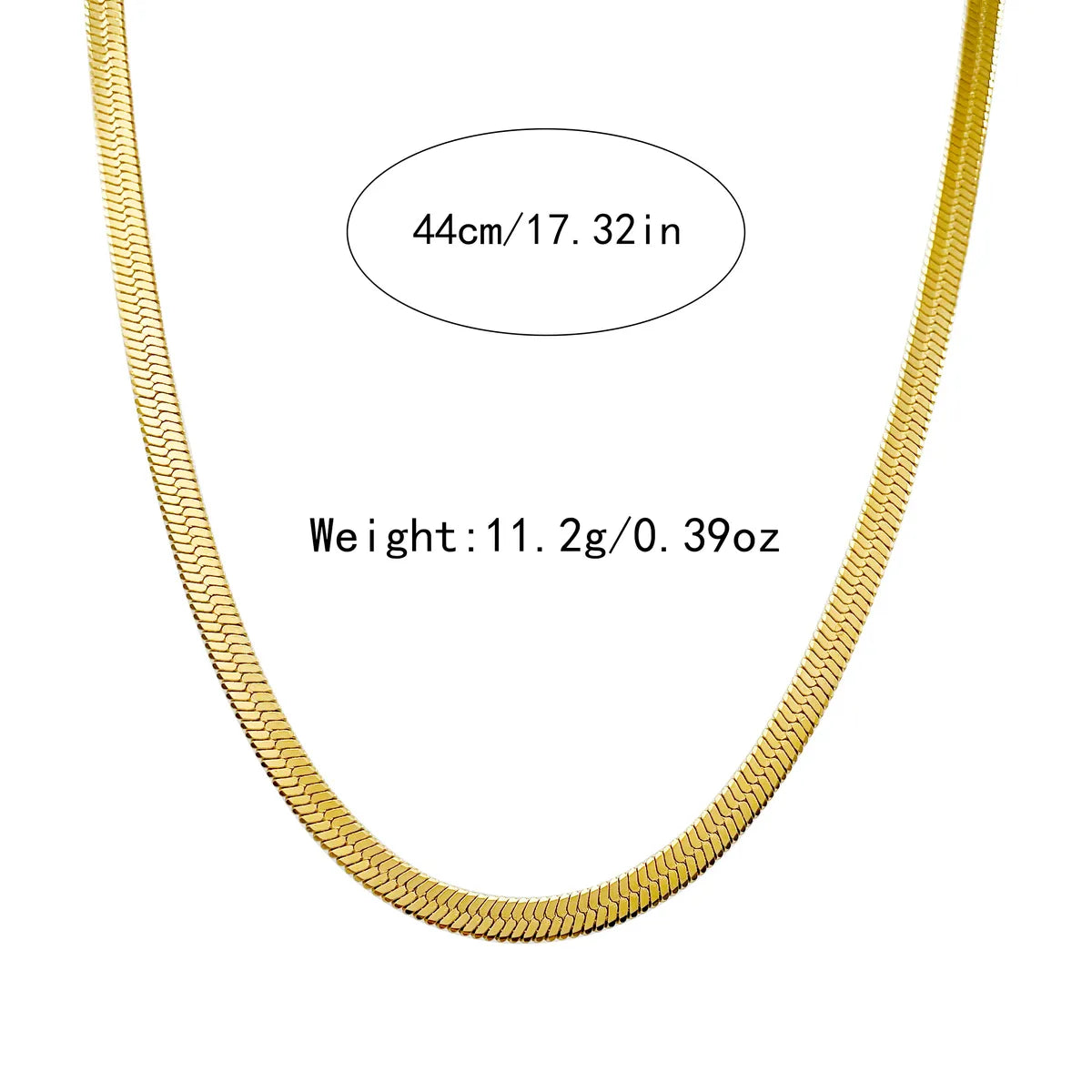 Wholesale Jewelry Simple Style Classic Style Rectangle 304 Stainless Steel 14K Gold Plated Plating Chain Choker