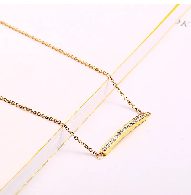 Wholesale Jewelry Simple Style Classic Style Solid Color 304 Stainless Steel 18K Gold Plated Plating Jewelry Set