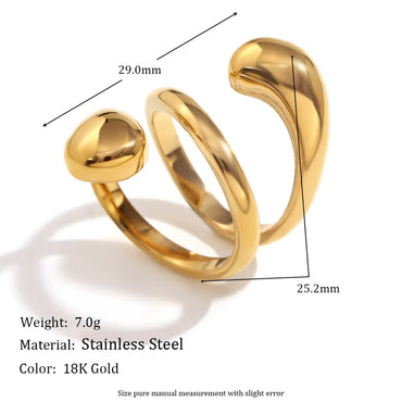 Wholesale Jewelry Simple Style Classic Style Solid Color 304 Stainless Steel Plating Rings