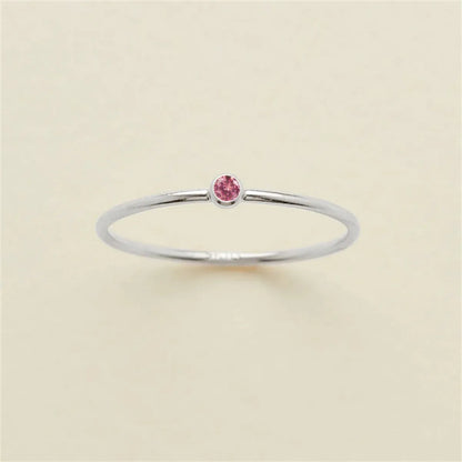 Wholesale Jewelry Simple Style Classic Style Solid Color 304 Stainless Steel Rhinestones Inlay Rings