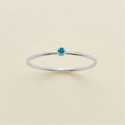 Wholesale Jewelry Simple Style Classic Style Solid Color 304 Stainless Steel Rhinestones Inlay Rings