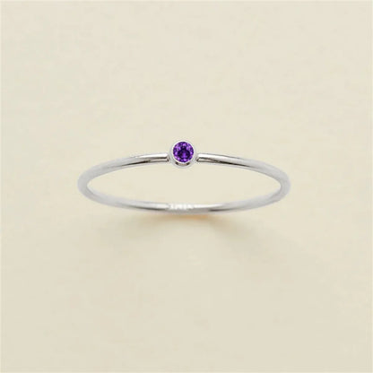 Wholesale Jewelry Simple Style Classic Style Solid Color 304 Stainless Steel Rhinestones Inlay Rings