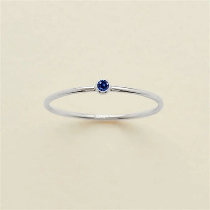 Wholesale Jewelry Simple Style Classic Style Solid Color 304 Stainless Steel Rhinestones Inlay Rings