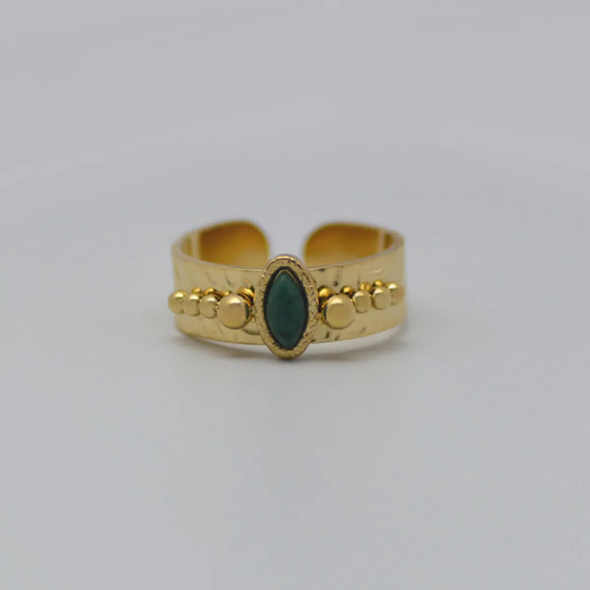 Wholesale Jewelry Simple Style Classic Style Solid Color 304 Stainless Steel Zircon Inlay Rings