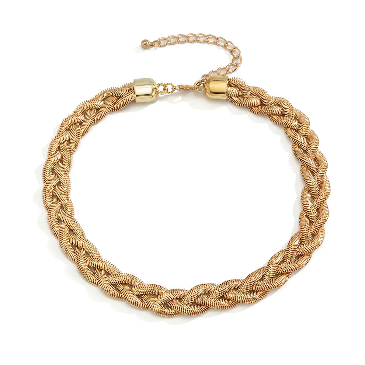 Wholesale Jewelry Simple Style Classic Style Solid Color Iron Chain Necklace