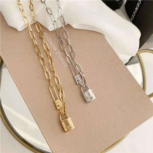 Wholesale Jewelry Simple Style Classic Style Solid Color Titanium Steel Plating Necklace