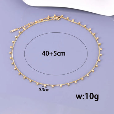 Wholesale Jewelry Simple Style Classic Style Streetwear Cross 304 Stainless Steel Titanium Steel 18K Gold Plated Plating Necklace