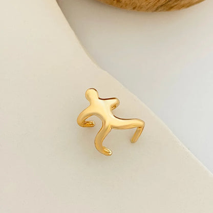 Wholesale Jewelry Simple Style Commute Cartoon Character Alloy Ear Cuffs