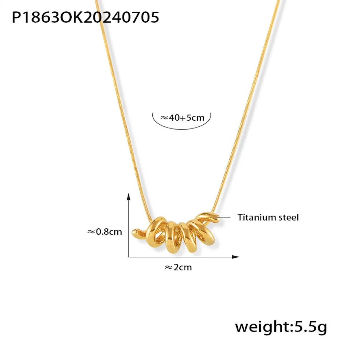 Wholesale Jewelry Simple Style Commute Lines 304 Stainless Steel 18K Gold Plated Plating Layered Necklaces